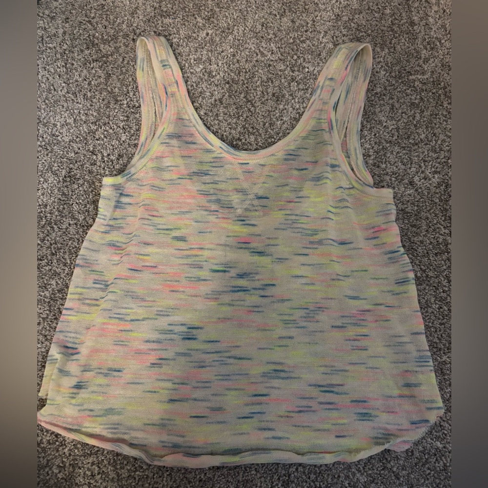 We The Free Pastel Multicolor Tank Top